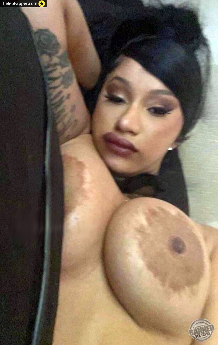 cardi b fap tits boobs nude naked nipples